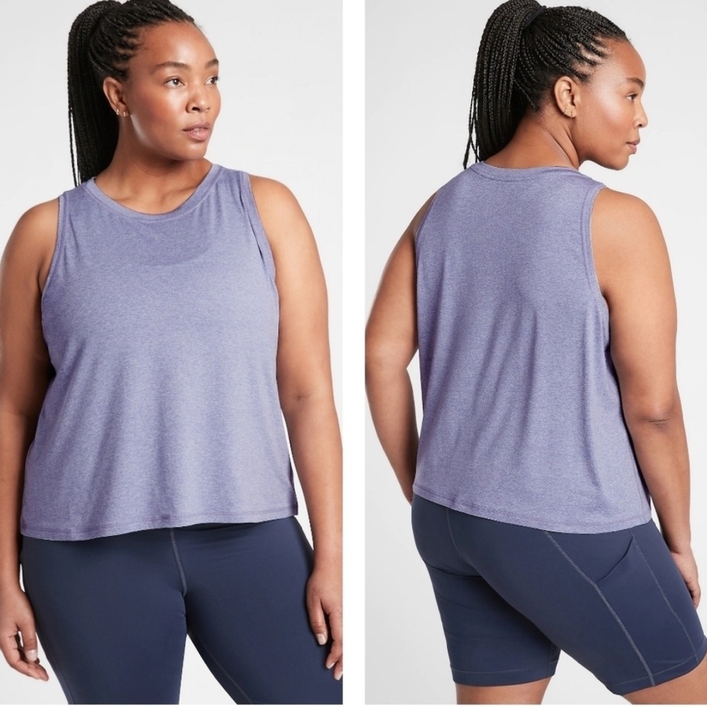 Athleta Uptempo Tank Top, Dusk Purple | Sz 3X